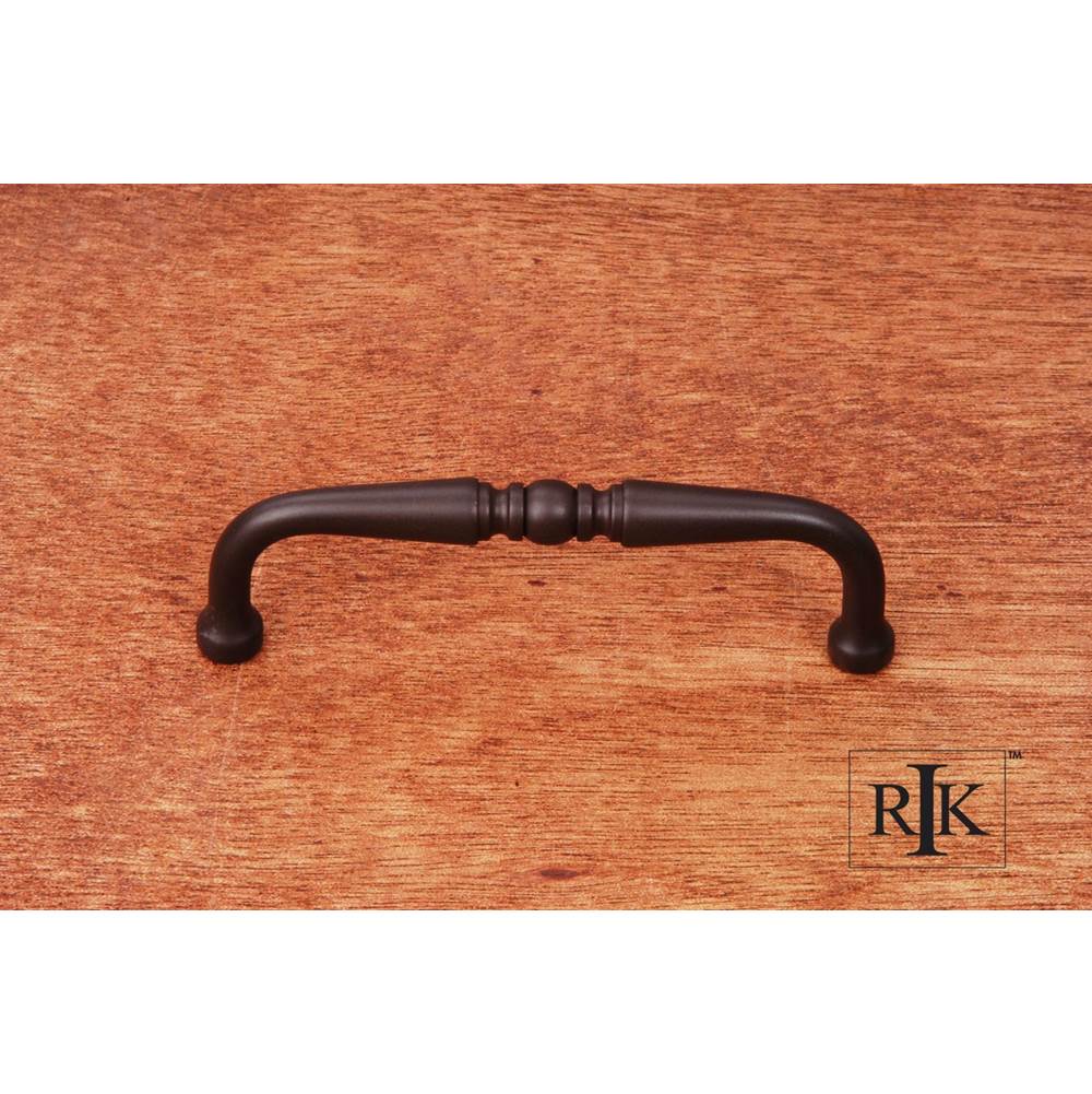 RK International - 3 1/2'' c/c Decorative Curved Pull - Oil Rubbed Bronze