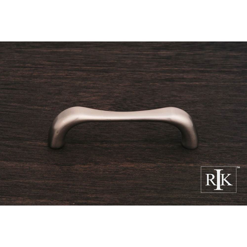 RK International - Contemporary Bent Middle Pull - Satin Nickel