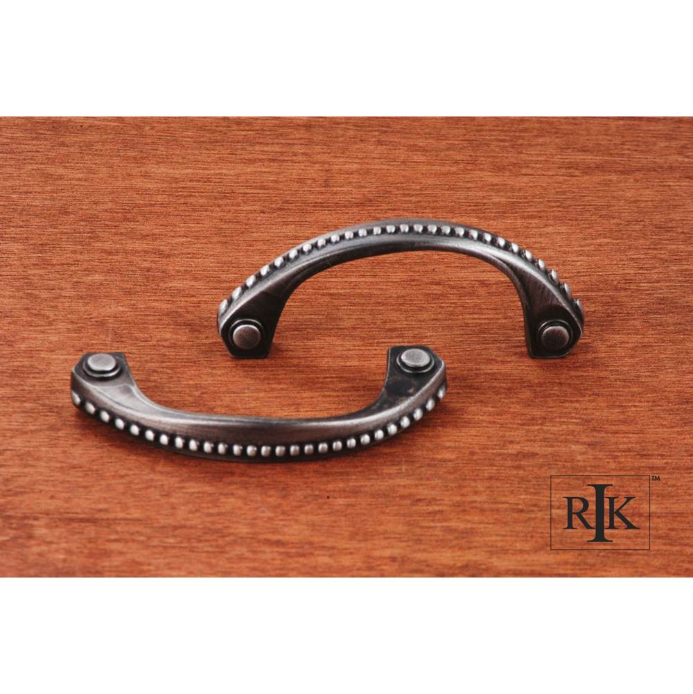 RK International - Beaded Bow Pull - Distressed Nickel