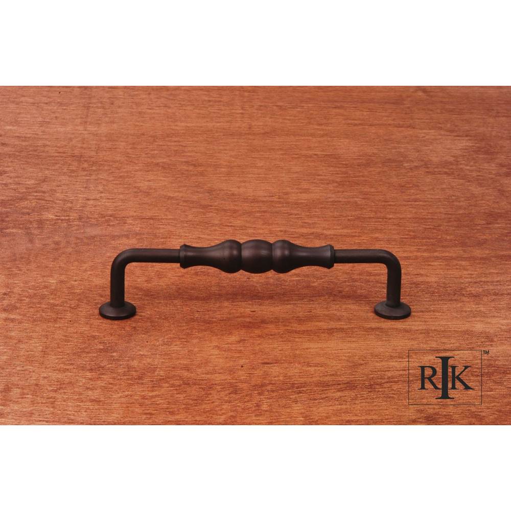 RK International - 5'' c/c Beaded Middle Vertical Pull - Oil Rubbed Bronze