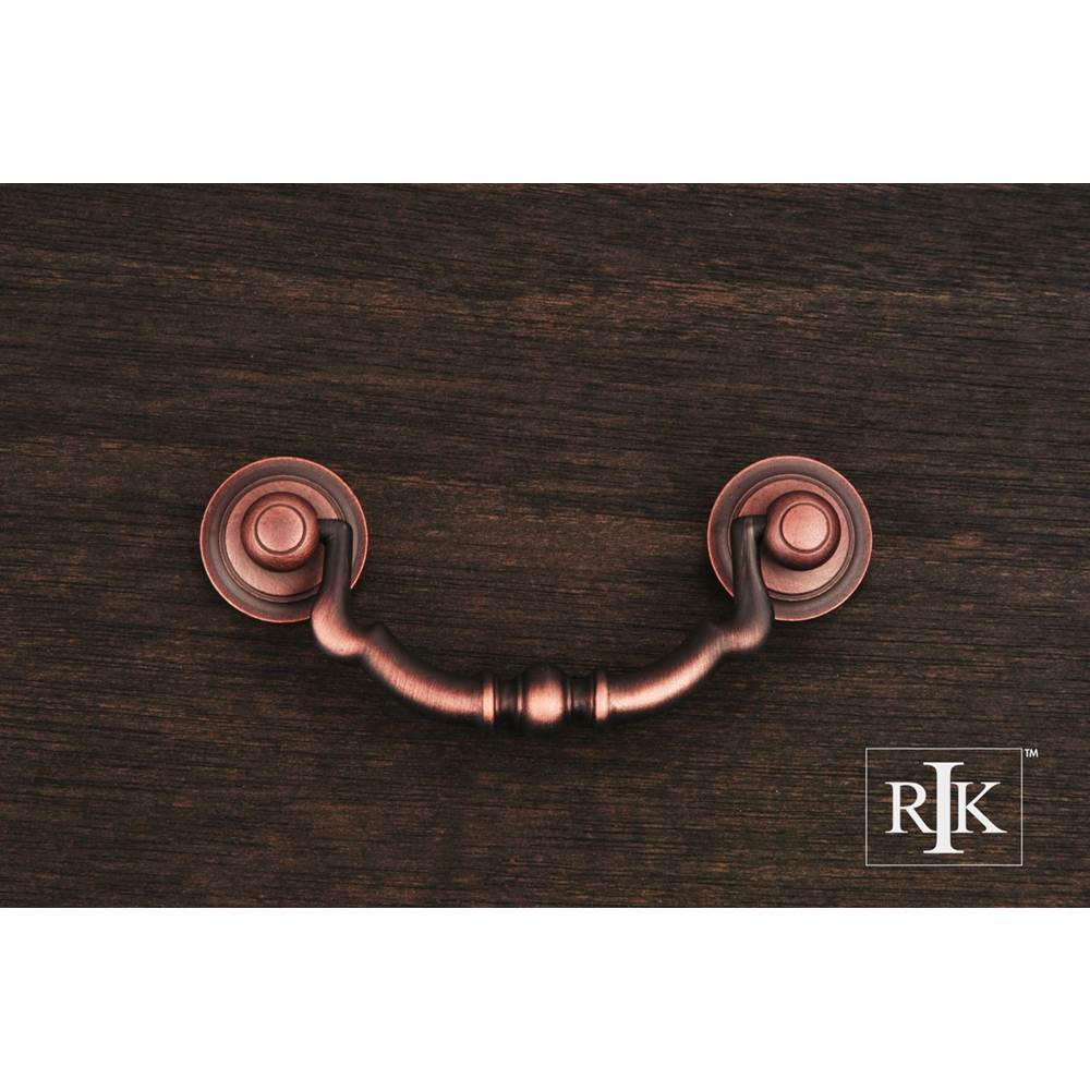 RK International - Sculptured Beaded Bail Pull - Distressed Copper