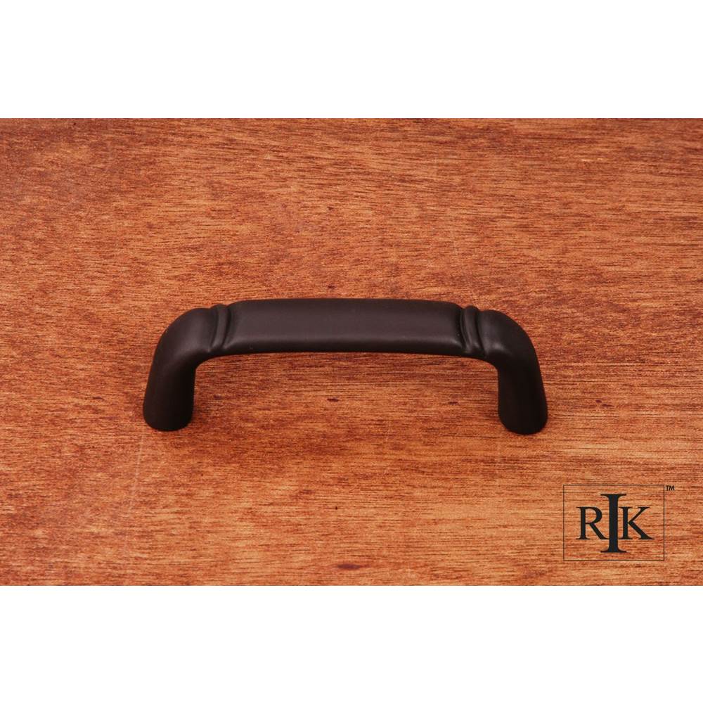 RK International - Smooth Pull with Curved Lines at End - Oil Rubbed Bronze