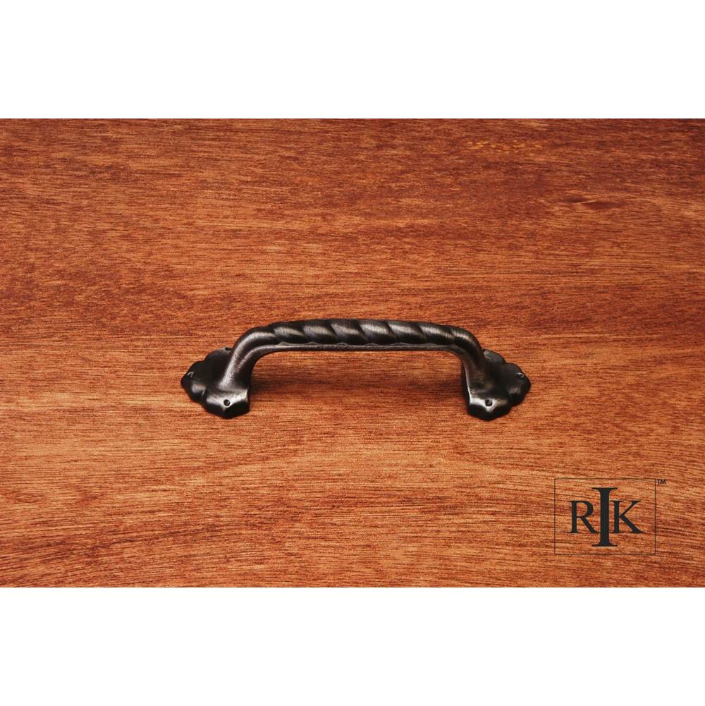 RK International - Big Rope Pull with Clover Ends - Distressed Nickel