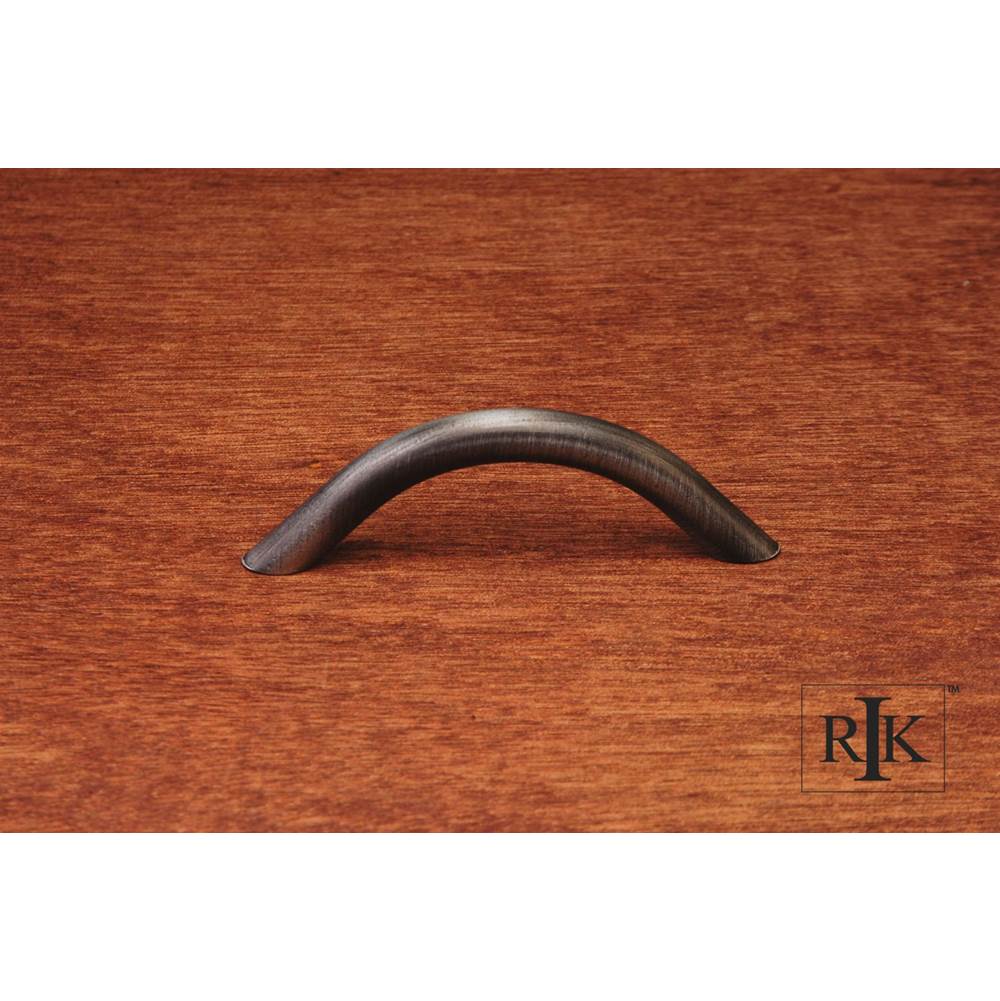 RK International - 3'' c/c Half Moon Pull - Distressed Nickel