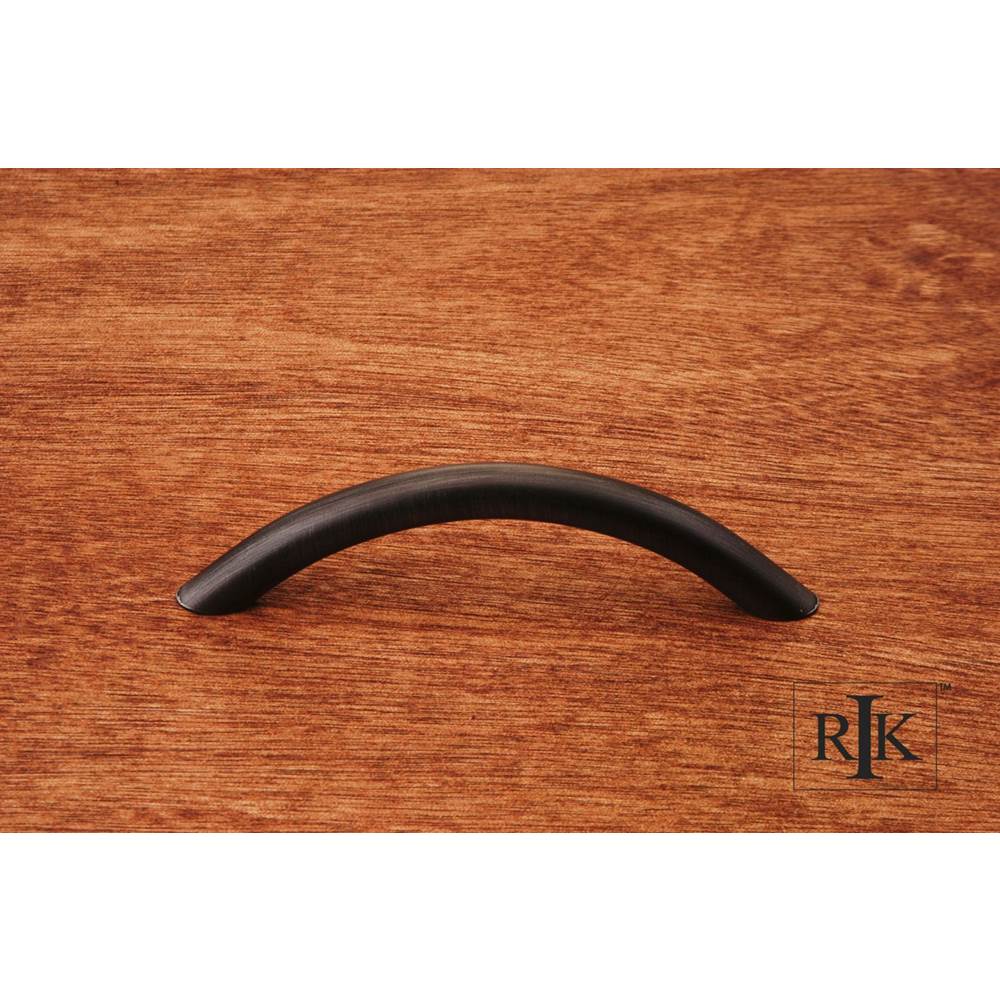 RK International - 3 1/2'' c/c Half Moon Pull - Distressed Nickel