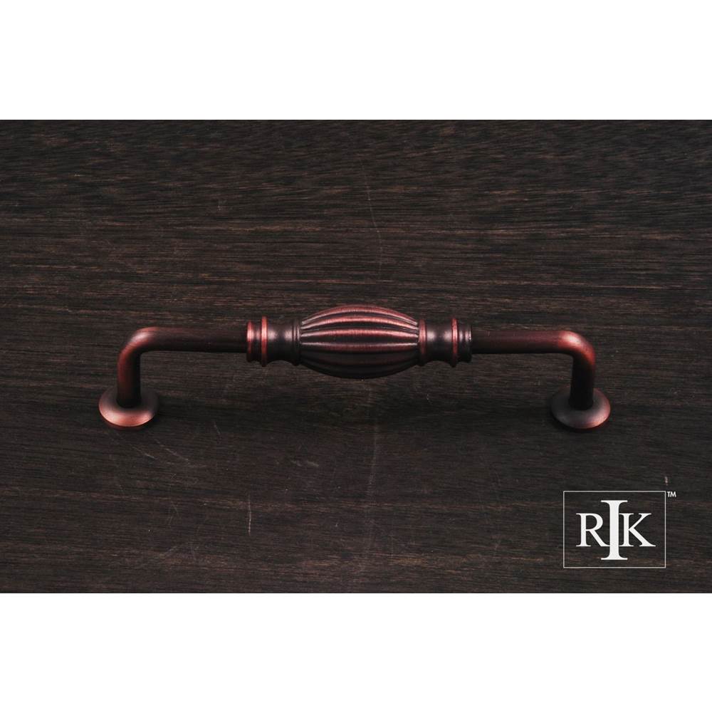 RK International - 5'' c/c Indian Drum Vertical Pull - Distressed Copper