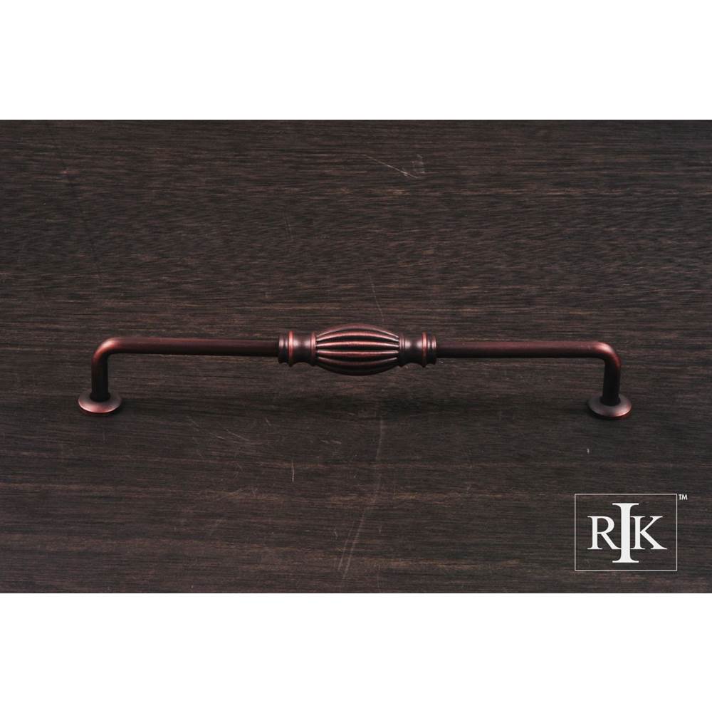 RK International - 8'' c/c Indian Drum Vertical Pull - Distressed Copper
