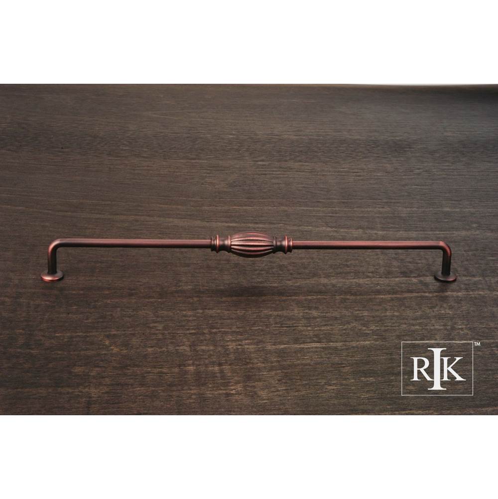 RK International - 12'' c/c Indian Drum Vertical Pull - Distressed Copper