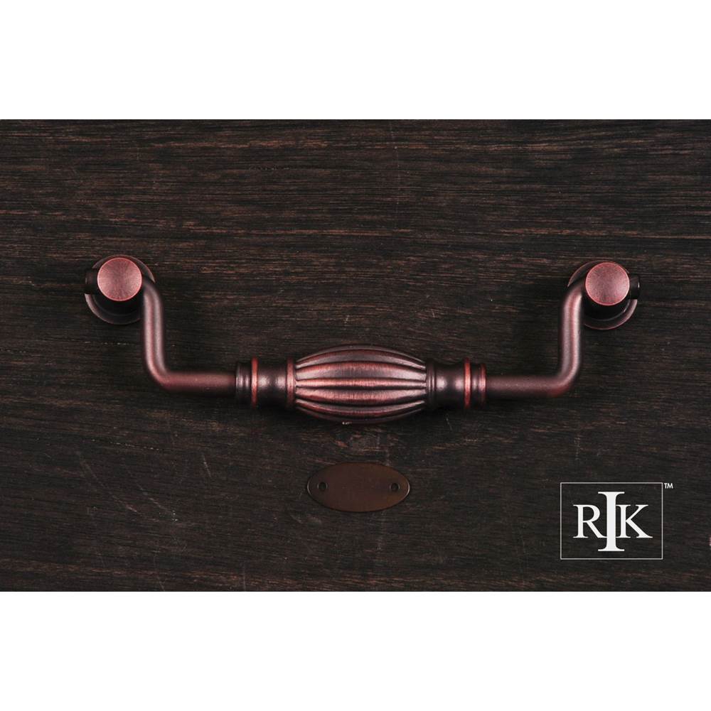 RK International - 5'' c/c Indian Drum Hanging Pull - Distressed Copper