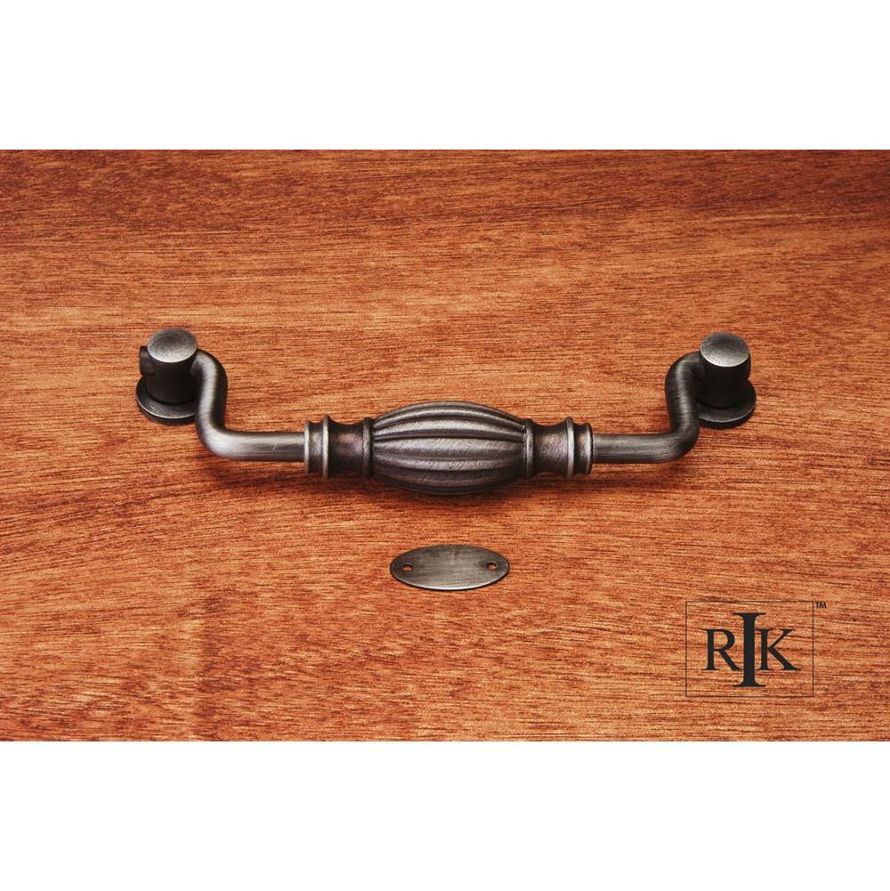 RK International - 5'' c/c Indian Drum Hanging Pull - Distressed Nickel