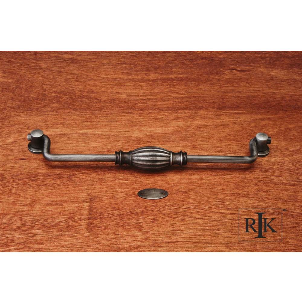 RK International - 8'' c/c Indian Drum Hanging Pull - Distressed Nickel