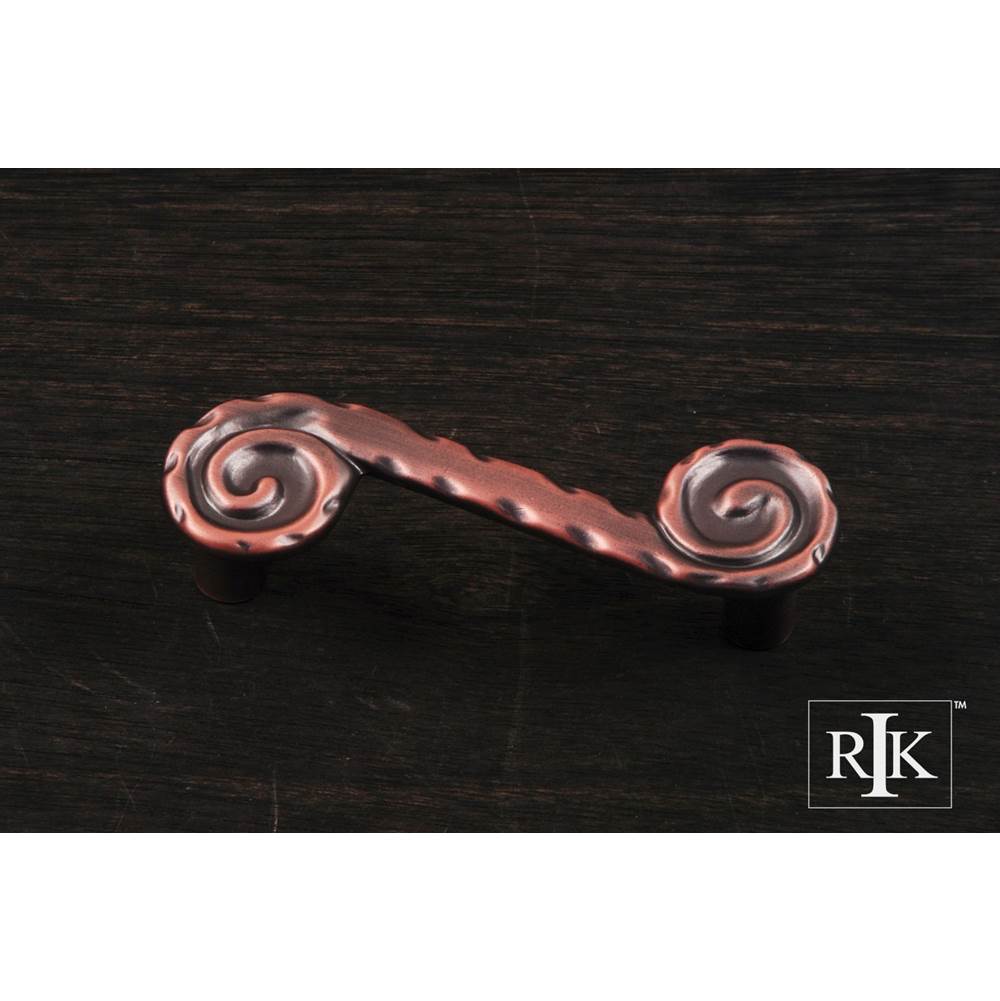 RK International - Waves at End Pull - Distressed Copper