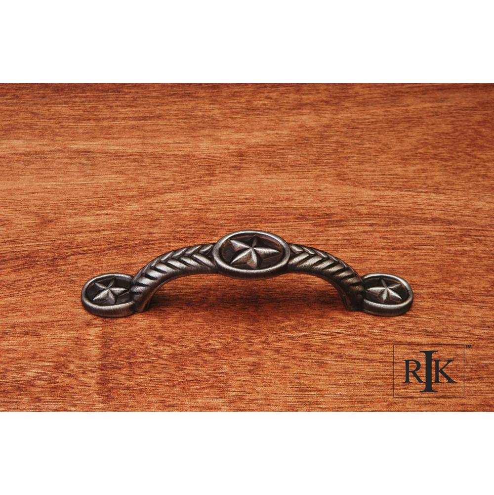 RK International - Rugged Texas Star Pull - Distressed Nickel