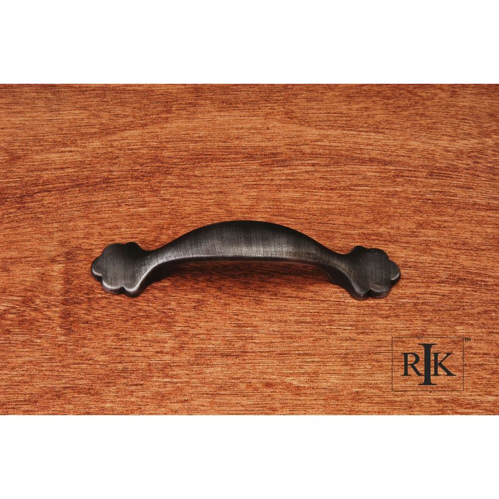 RK International - Ornate Foot Bow Pull - Distressed Nickel