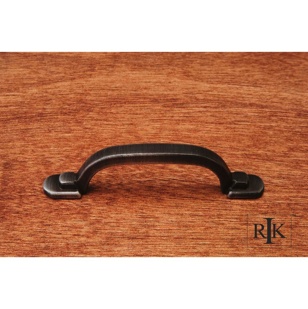 RK International - Two Step Foot Rectangular Pull - Distressed Nickel