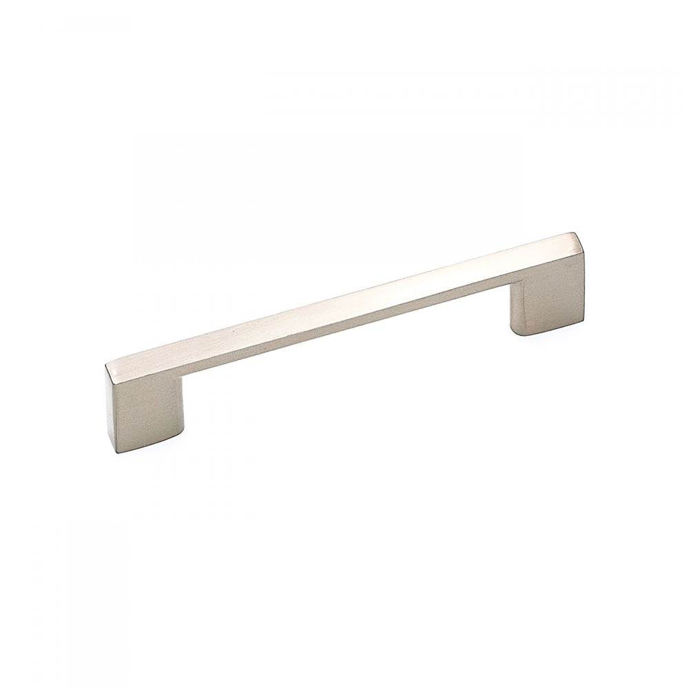 RK International - 96mm c/c Square Box Rail Bar Pull - Satin Nickel