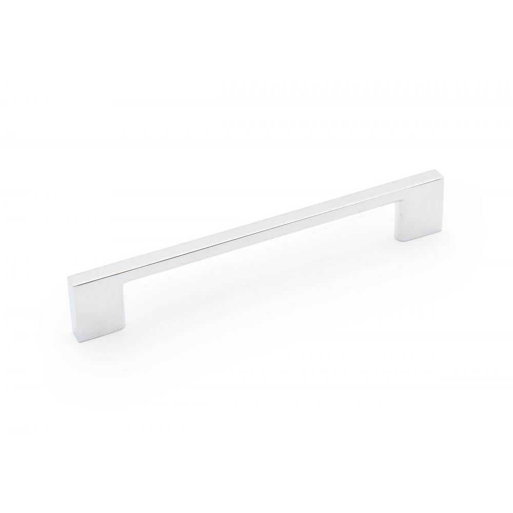 RK International - 128mm c/c Square Box Rail Bar Pull - Polished Chrome