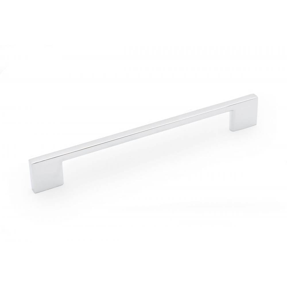 RK International - 160mm c/c Square Box Rail Bar Pull - Polished Chrome