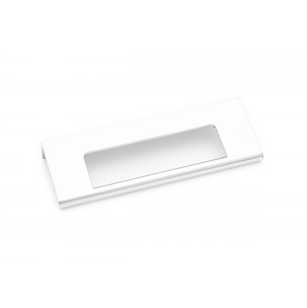 RK International - Open Rectangle Flush Pull - Polished Chrome