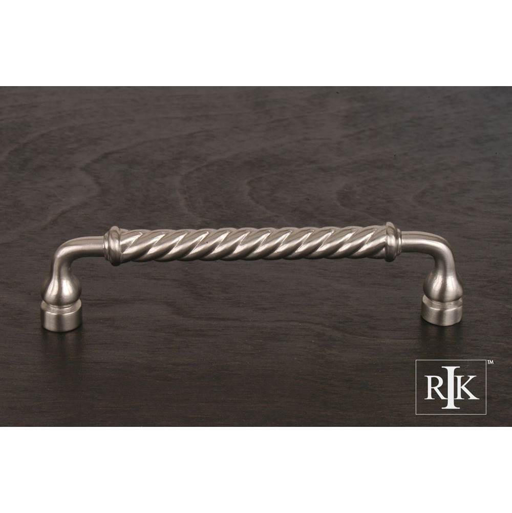 RK International - 5'' c/c Twisted Pull - Satin Nickel