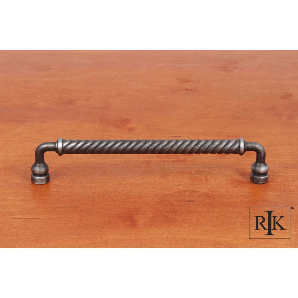 RK International - 8'' c/c Twisted Pull - Distressed Nickel