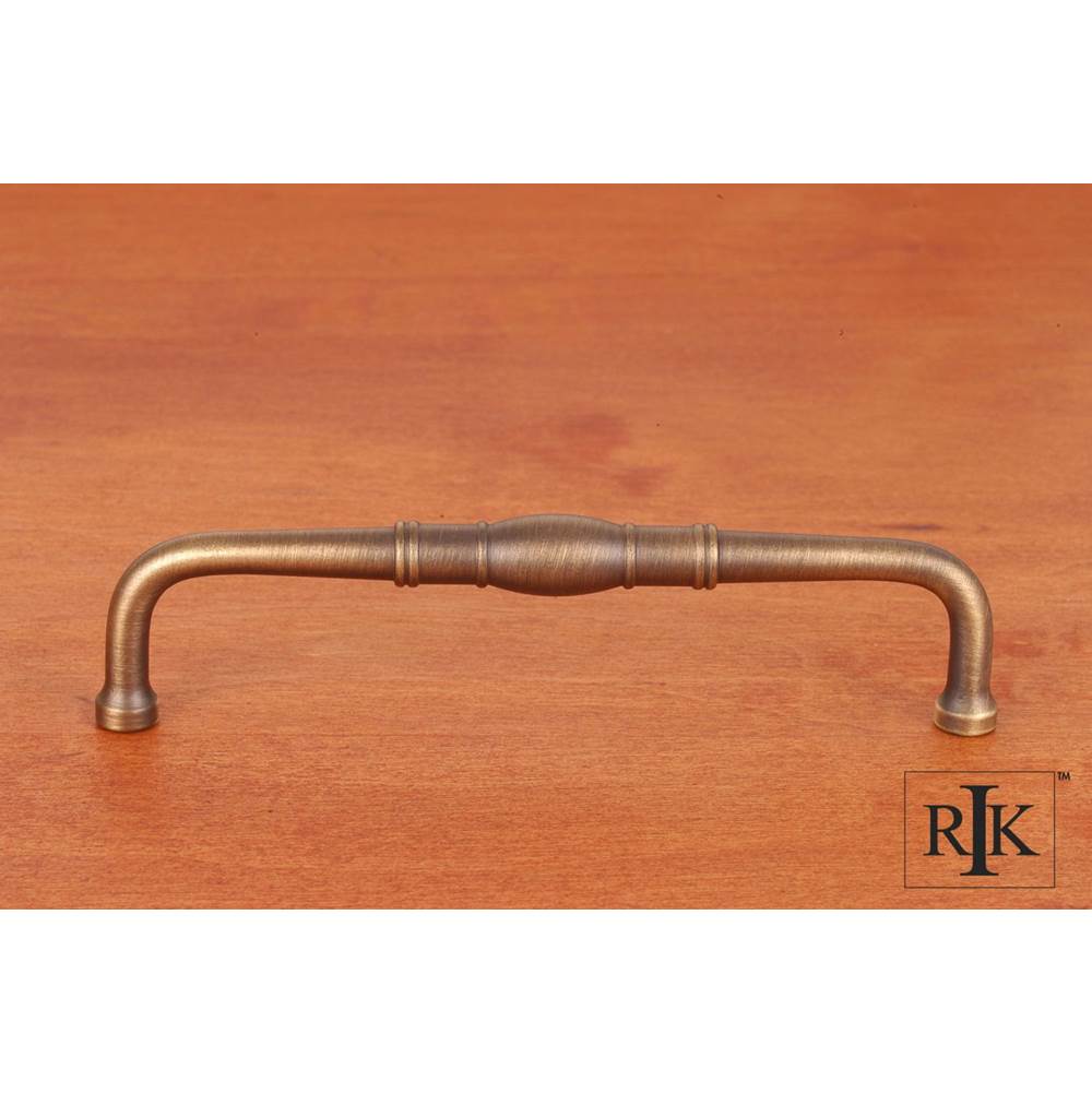 RK International - 5'' c/c Barrel Middle Pull - Antique English