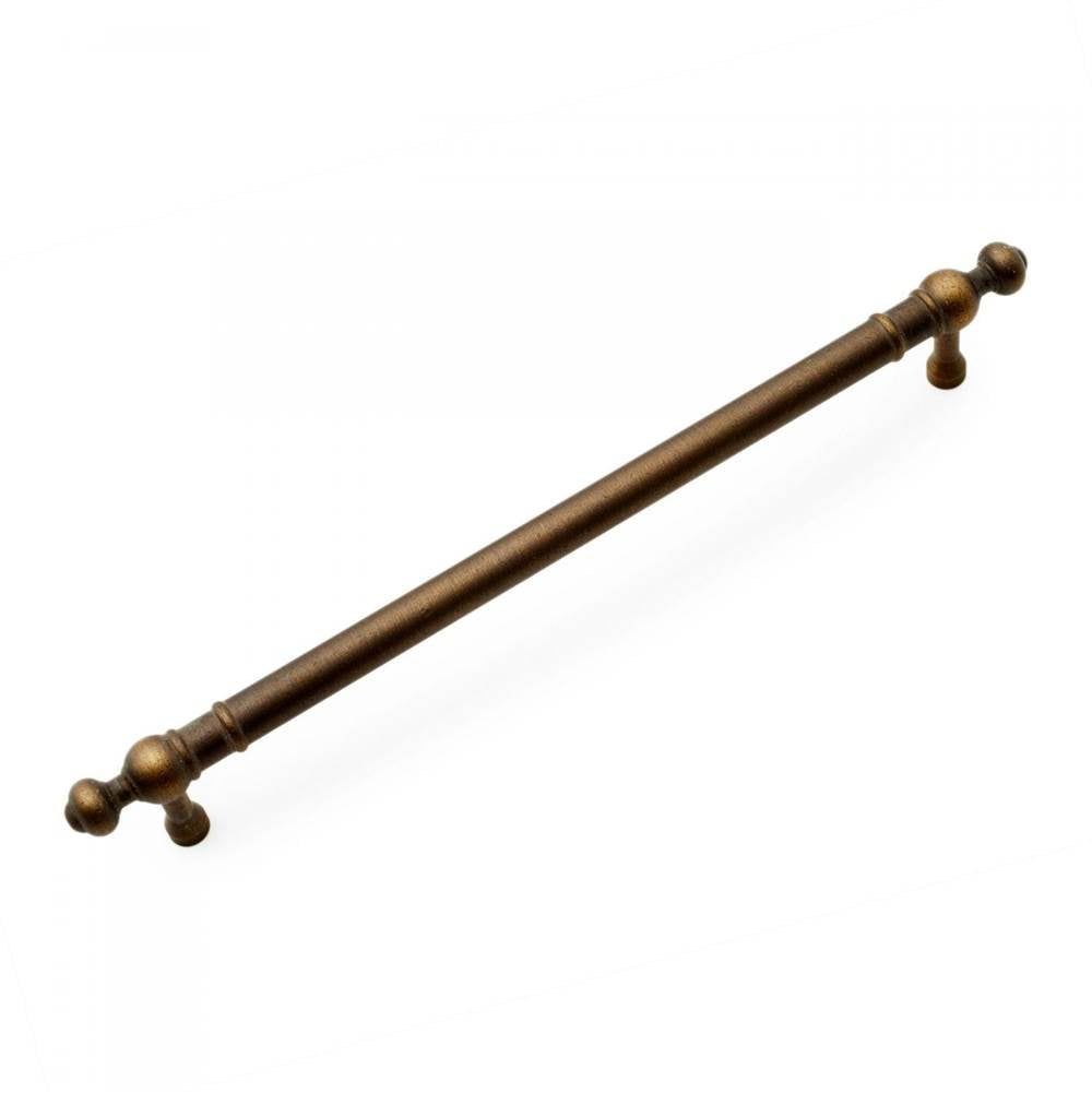 RK International - 8'' c/c Plain Pull with Decorative Ends - Antique English