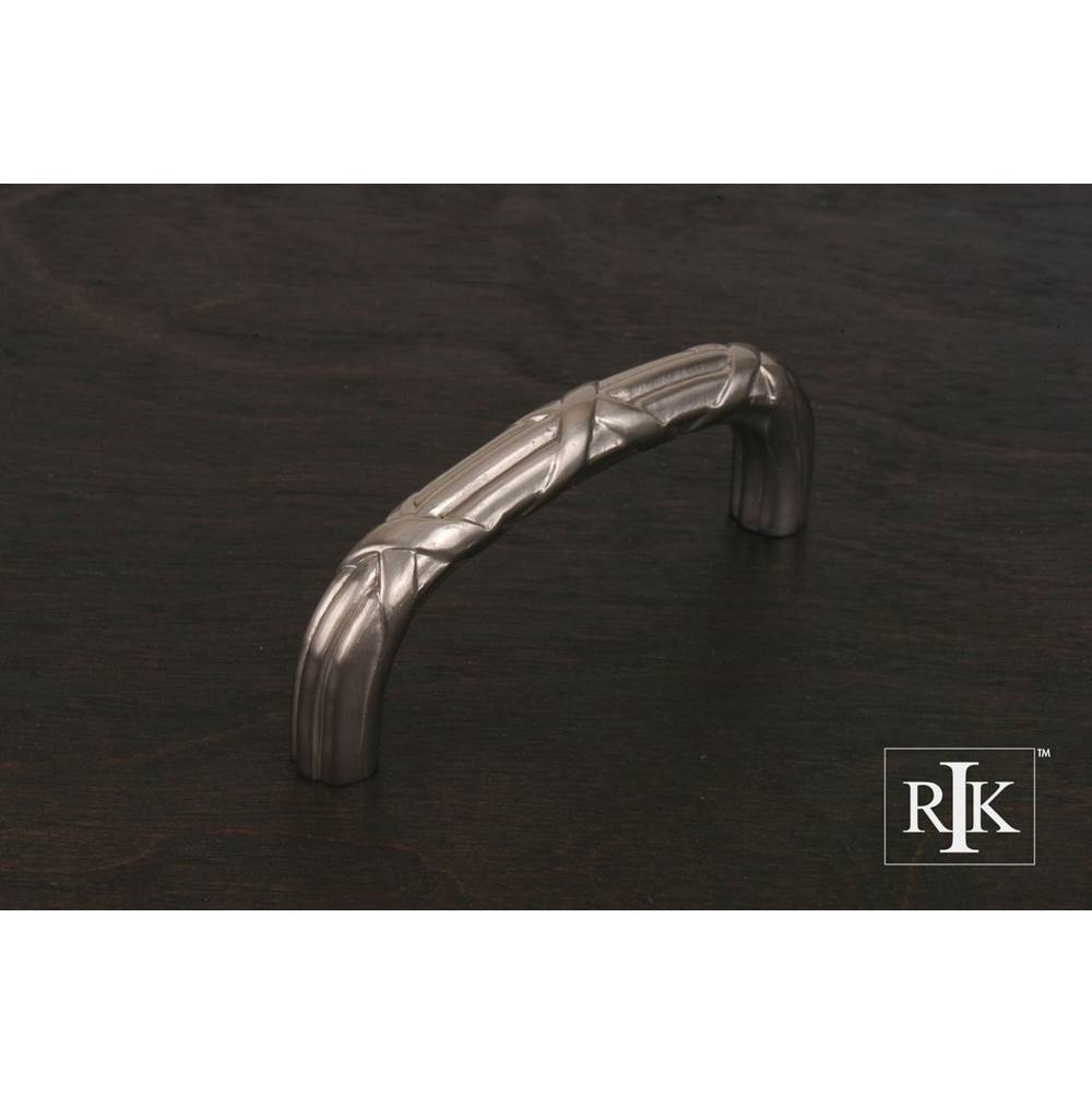RK International - 3'' c/c Lines and Crosses Pull - Satin Nickel