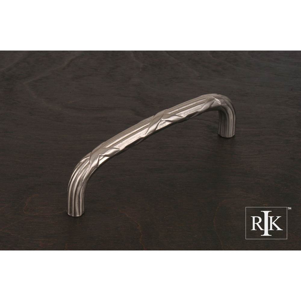 RK International - 5'' c/c Lines and Crosses Pull - Satin Nickel