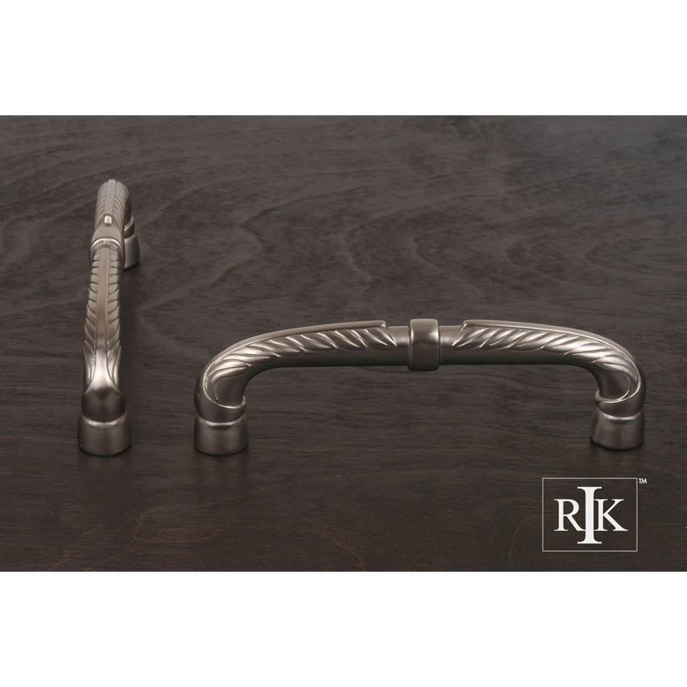 RK International - 5'' c/c Bow Pull with Petals and Solid Line - Satin Nickel