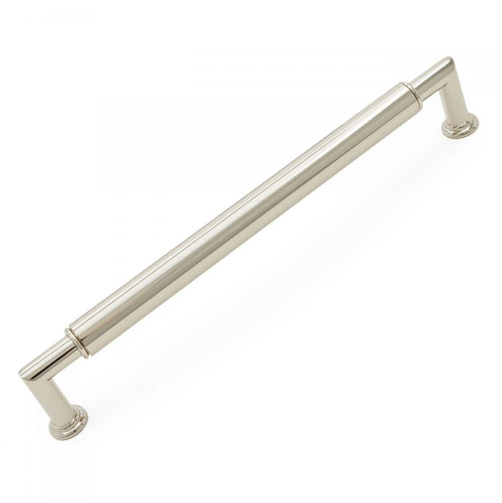 RK International - 10'' c/c Cylinder Middle Pull - Polished Nickel