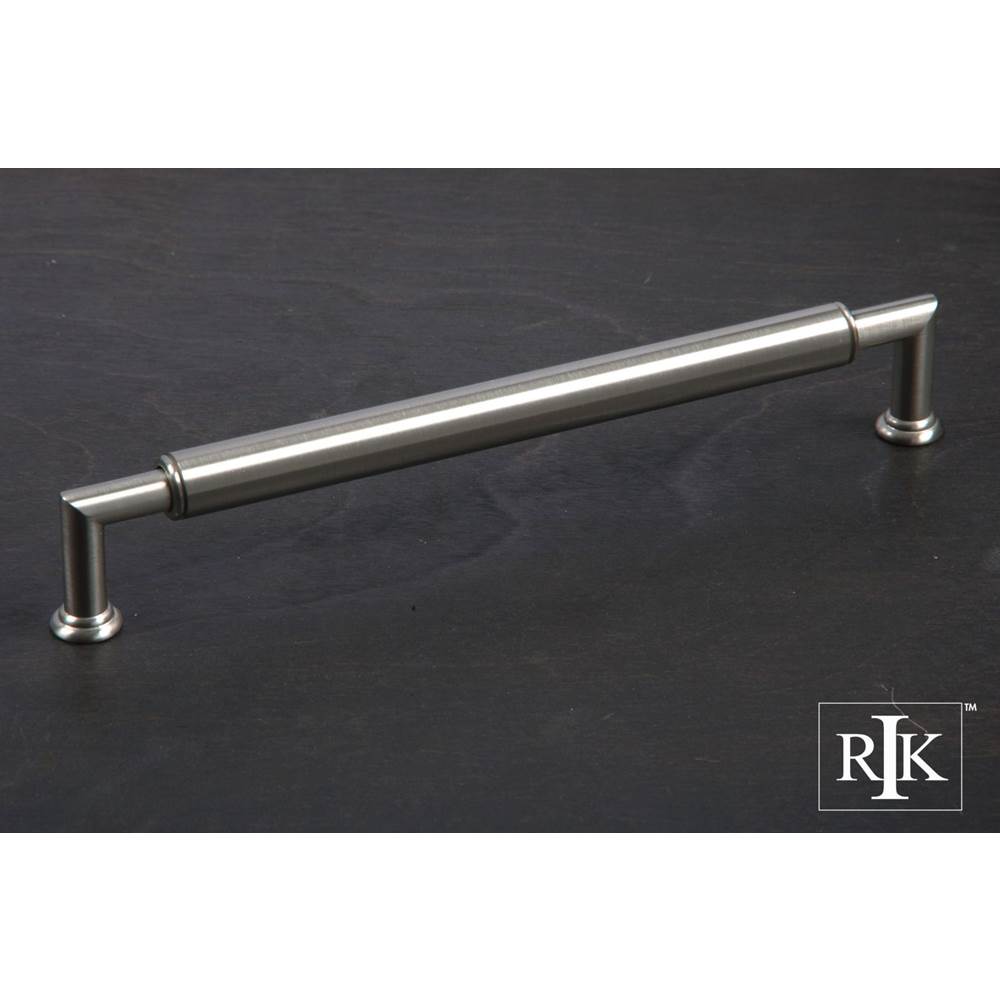 RK International - 8'' c/c Cylinder Middle Pull - Satin Nickel