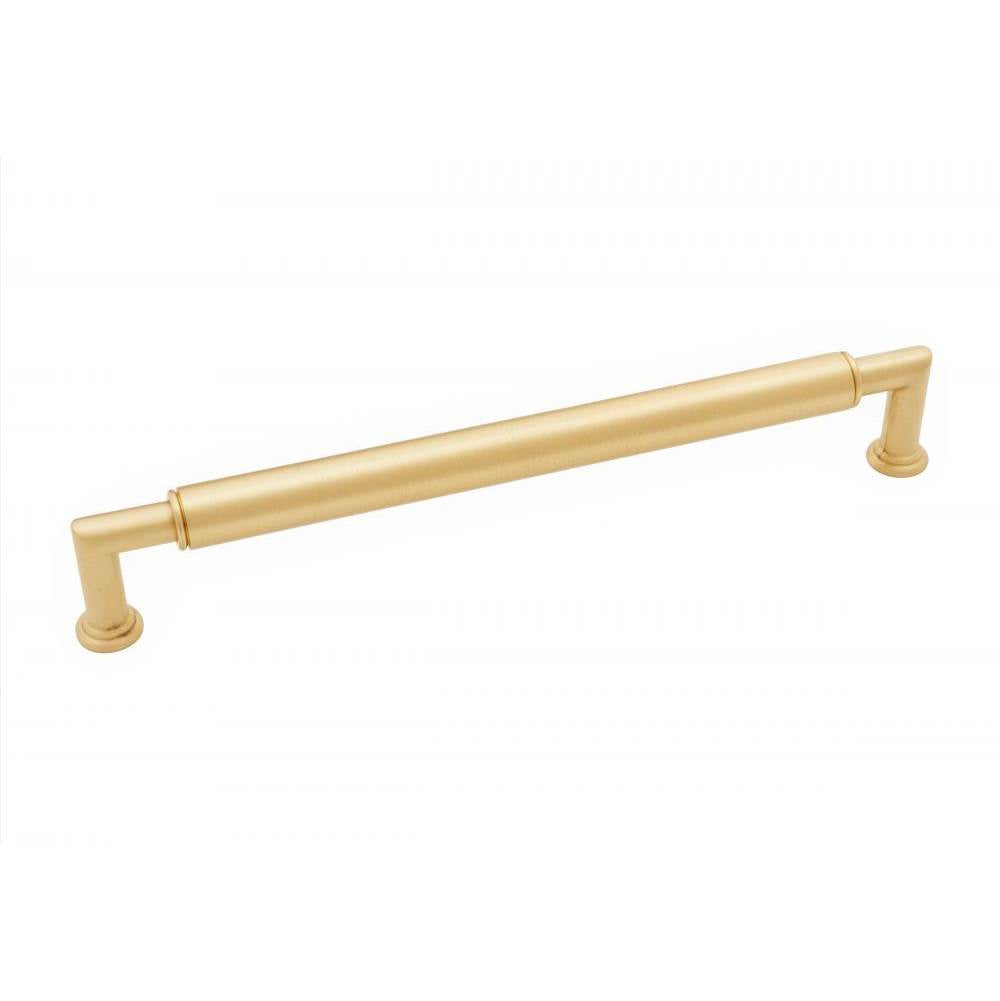 RK International - 8'' c/c Cylinder Middle Pull - Satin Brass