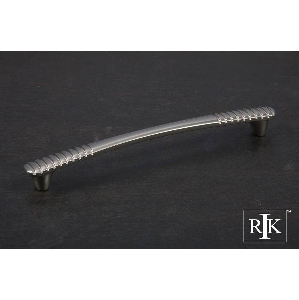 RK International - 8'' c/c Ridges at Edge Pull - Satin Nickel