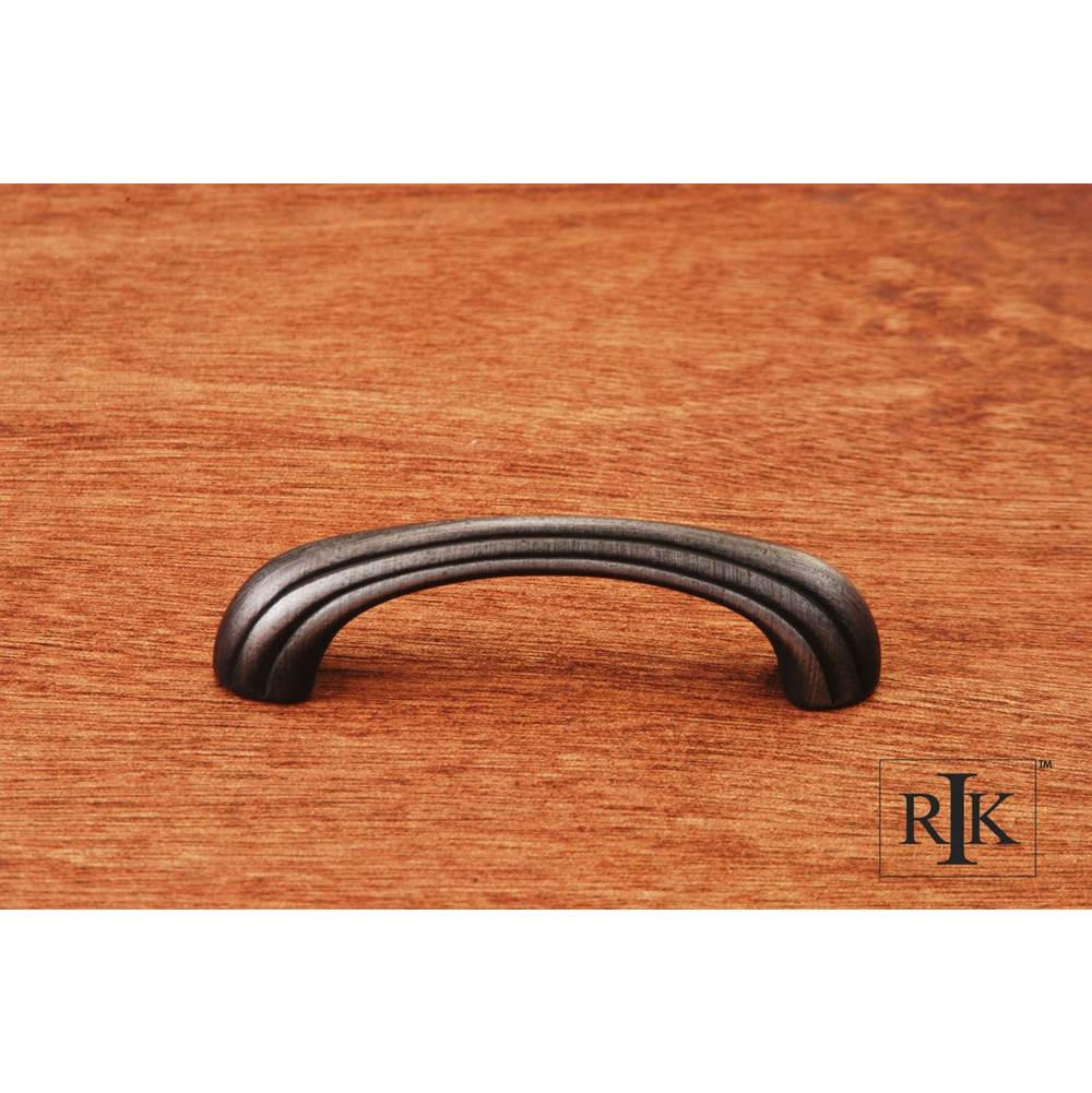 RK International - Contoured Lines Bow Pull - Distressed Nickel