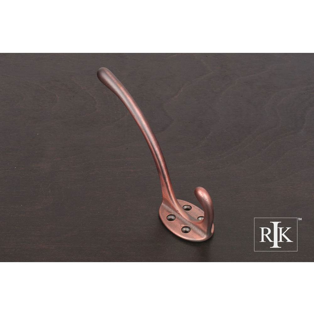 RK International - Oval Base Coat and Hat Hook - Distressed Copper