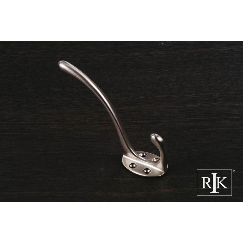 RK International - Oval Base Coat and Hat Hook - Satin Nickel