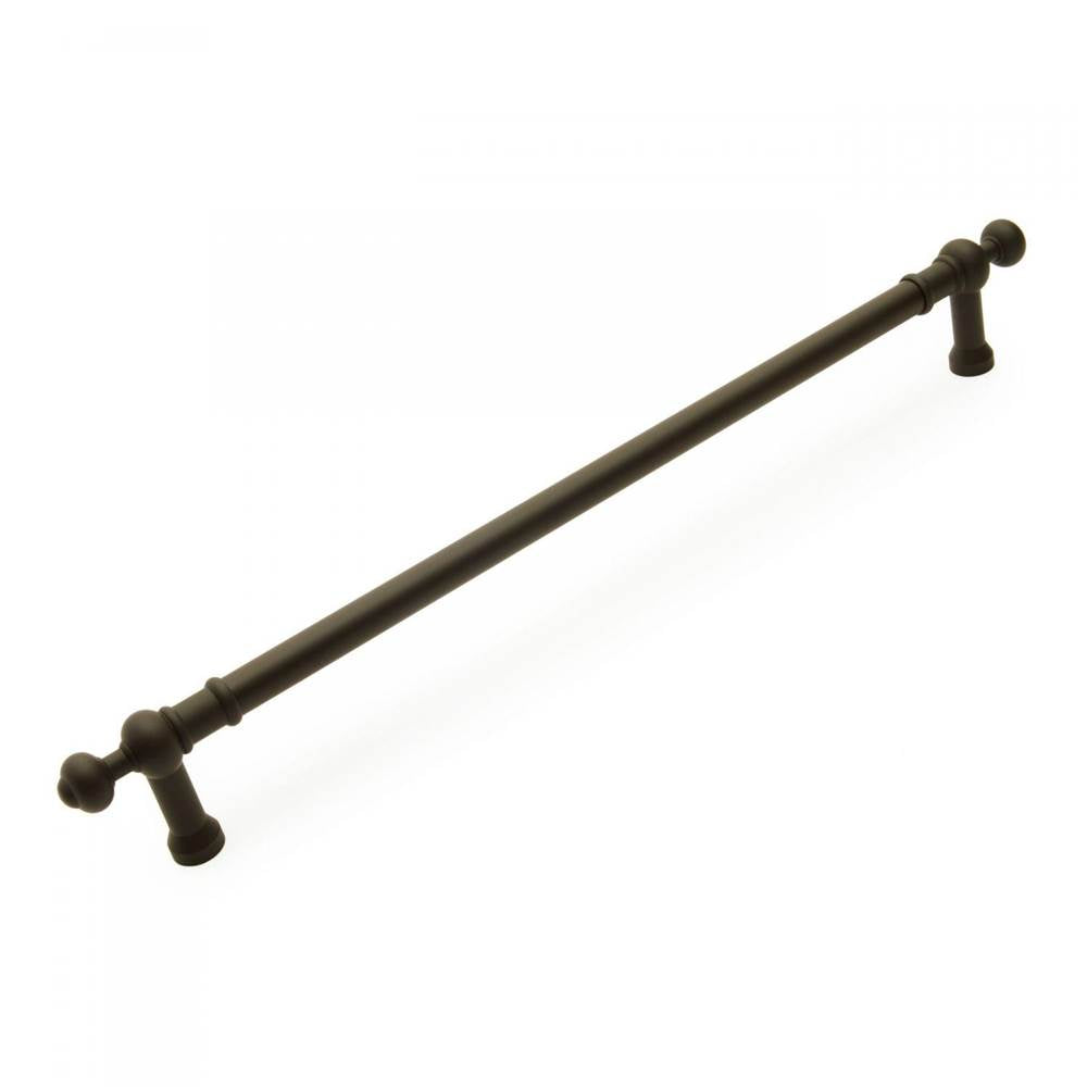 RK International - 18'' c/c Plain Appliance Pull with Decorative Ends - Oil Rubbed Bronze