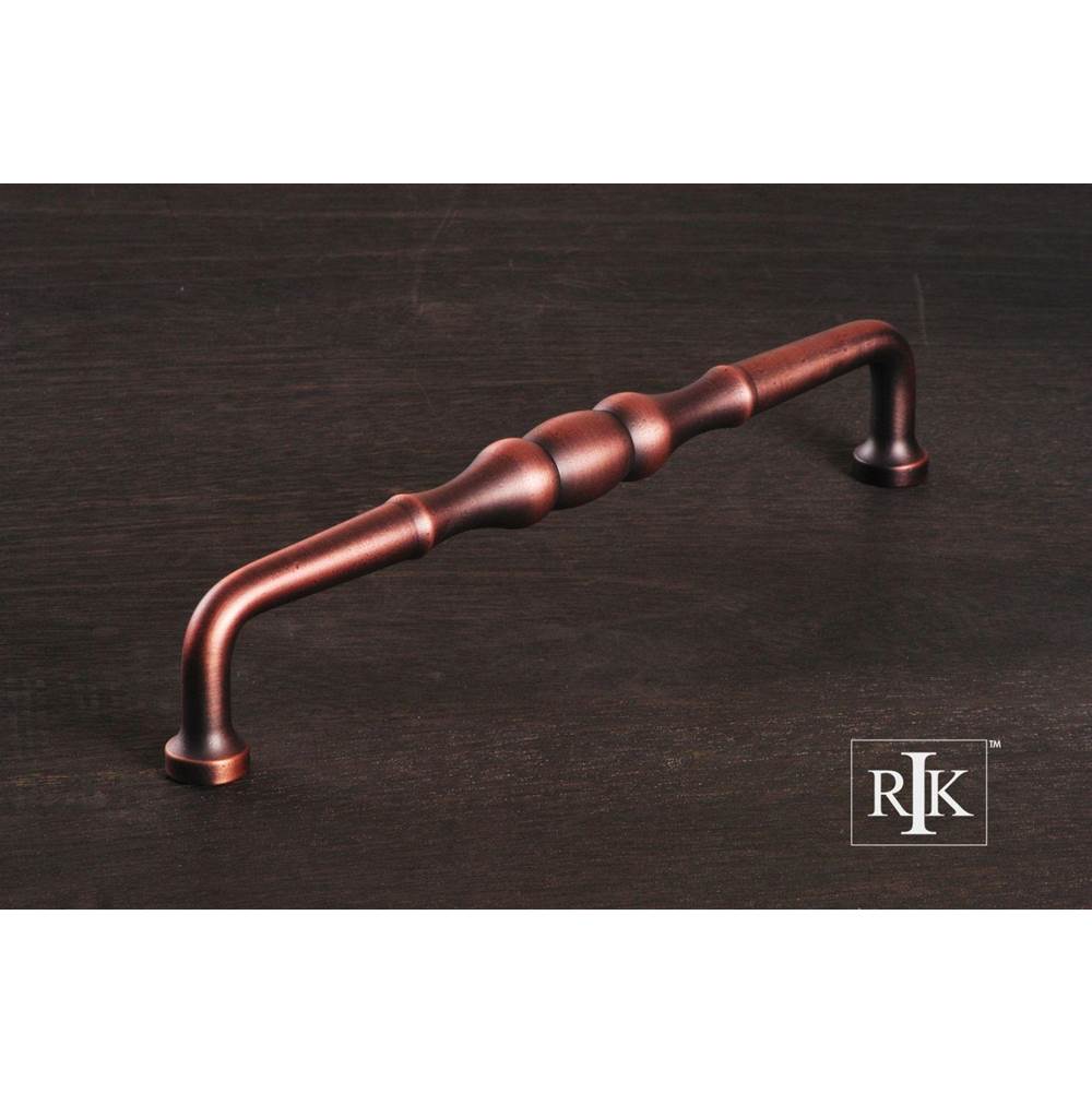 RK International - Beaded Middle Appliance Pull - Distressed Copper
