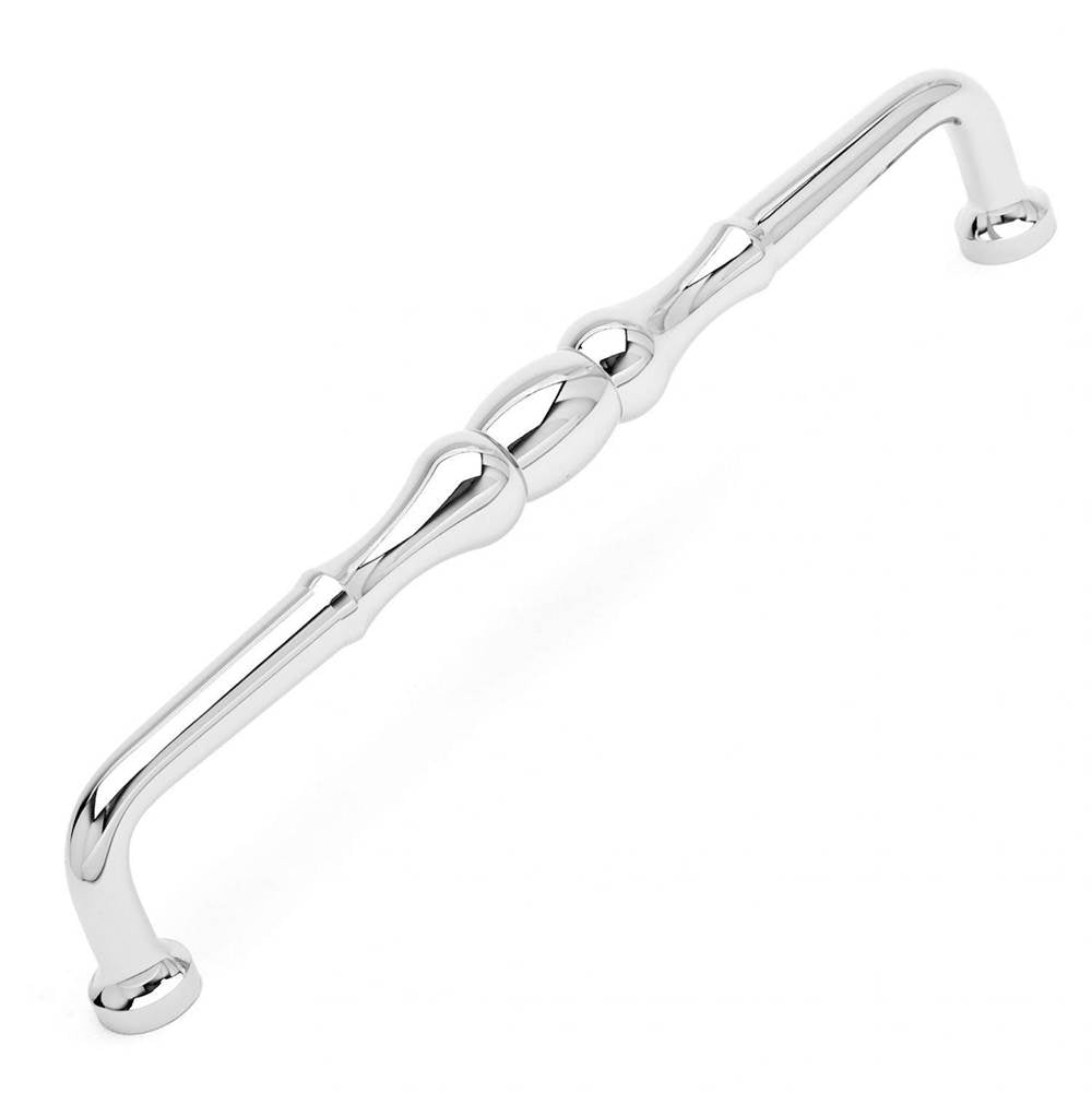 RK International - Beaded Middle Appliance Pull - Polished Nickel