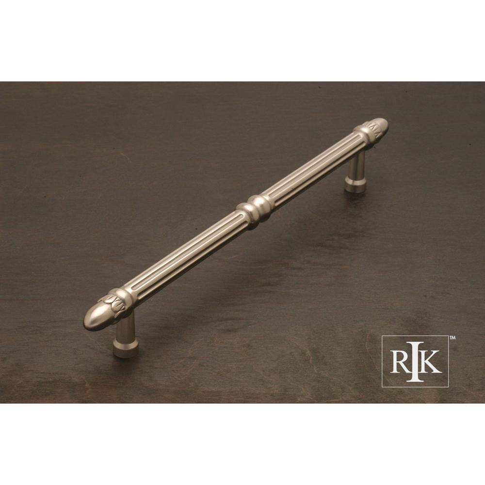 RK International - Lined Rod Appliance Pull with Petals at End - Satin Nickel