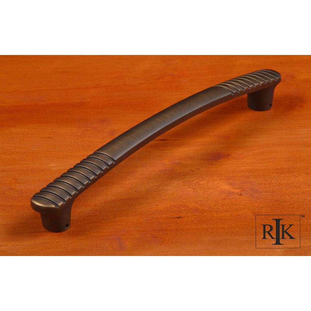 RK International - 12'' c/c Ridges at Edge Appliance Pull - Antique English