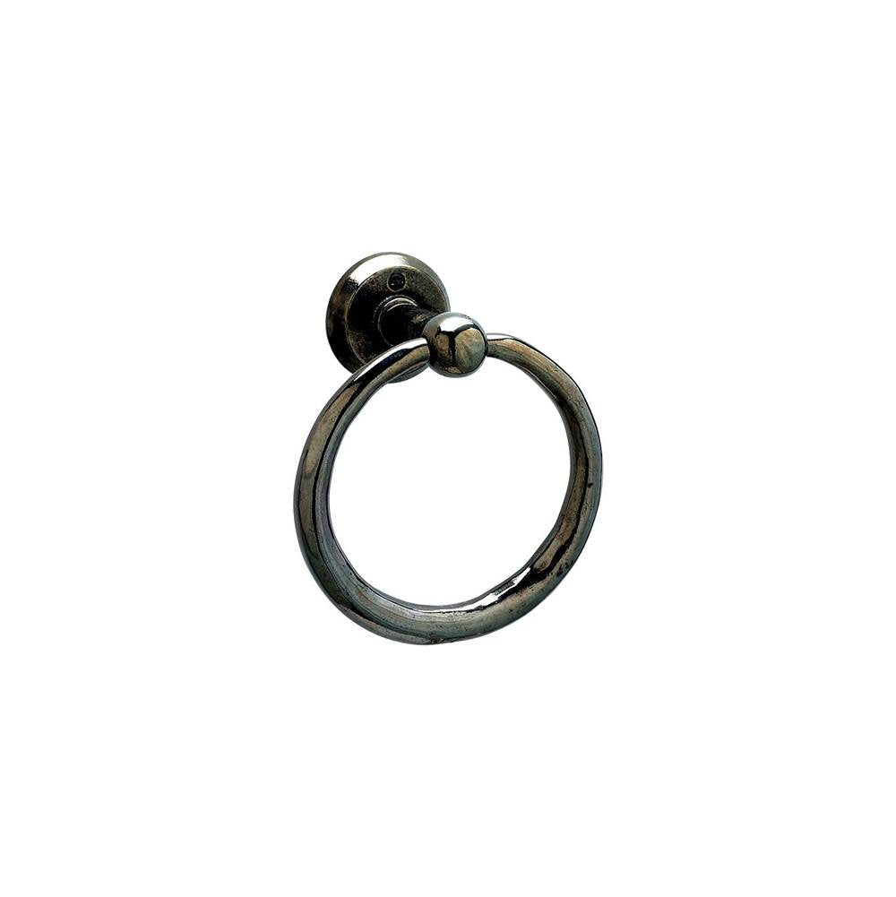 Rocky Mountain Hardware - Rectangular Escutcheon Towel Ring, 6''