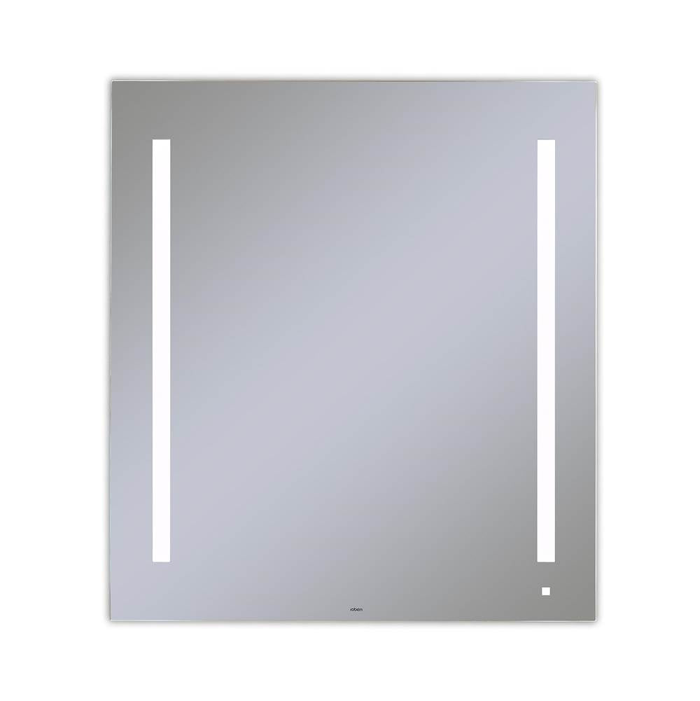 Robern - AiO Lighted Mirror, 36'' x 40'' 1-1/2'', LUM Lighting, 4000K Temperature (Cool Light), Dimmable, OM Audio, USB Charging Ports
