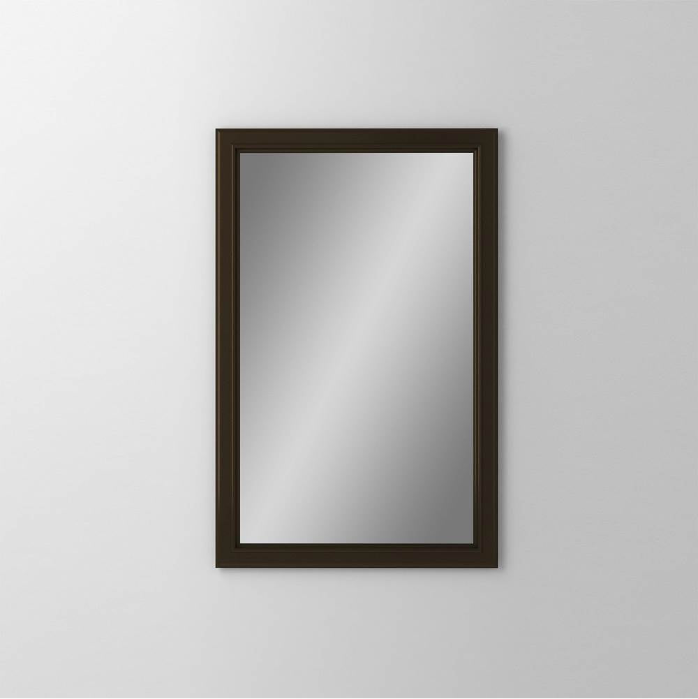 Robern - Main Line Mirror, 20'' x 30'' x 1-5/8'', Bryn Mawr Frame, Brushed Bronze - Brushed Bronze