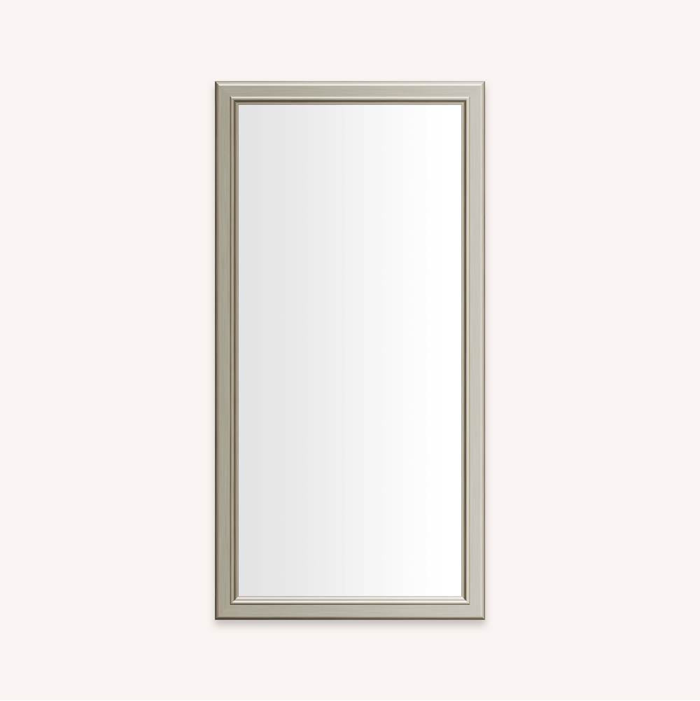 Robern - DC FRAMED WALL MIRROR, BM, 20X40, NICKEL - Nickel