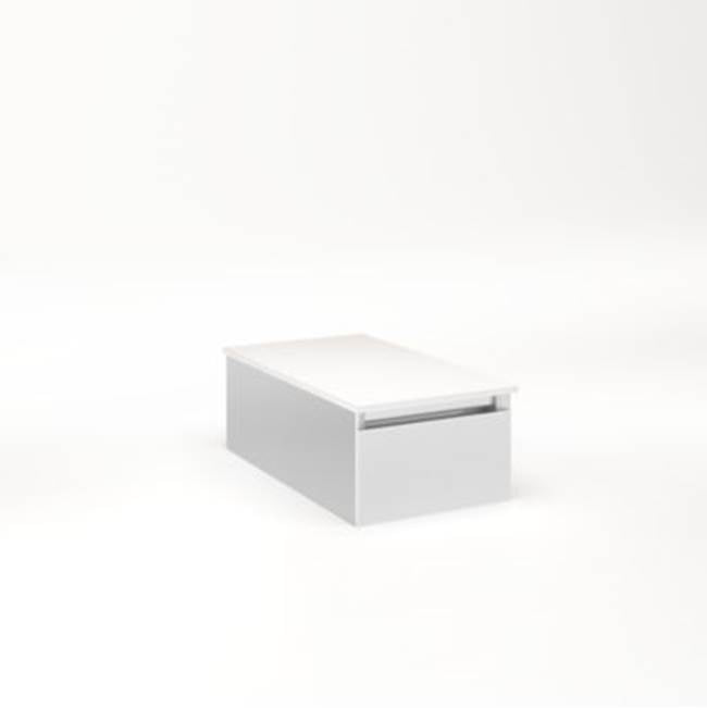 Robern - Cartesian, 12X7.5X21,Sat Wht,Full, Snl - Satin White