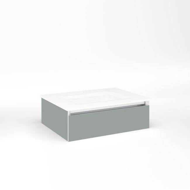 Robern - CARTESIAN, 24X7.5X18, MAT GRY, FIX, SNL - Matte Gray