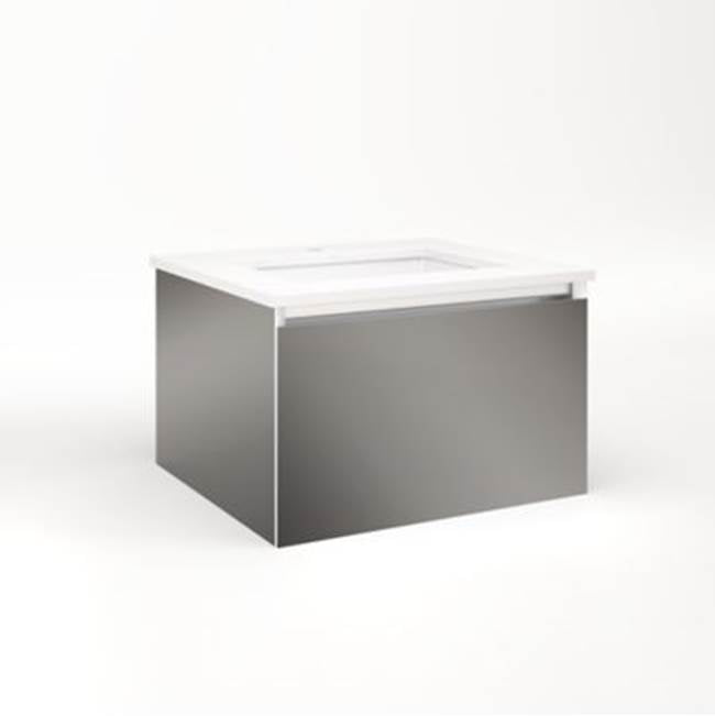 Robern - Cartesian, 24X15X21,Tgm,Plumb, Snl - Tinted Gray Mirror