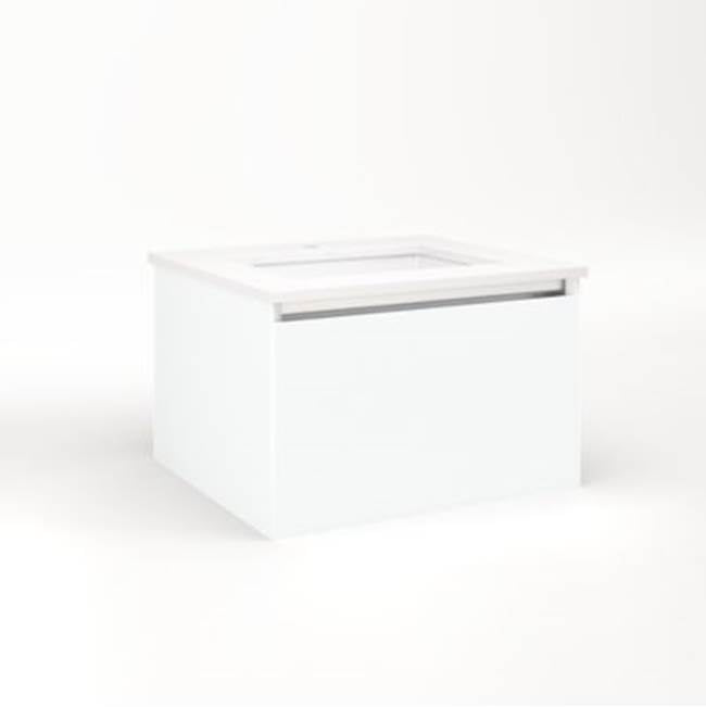 Robern - Cartesian, 24X15X21,Mat Wht,Plumb, Snl - Matte White
